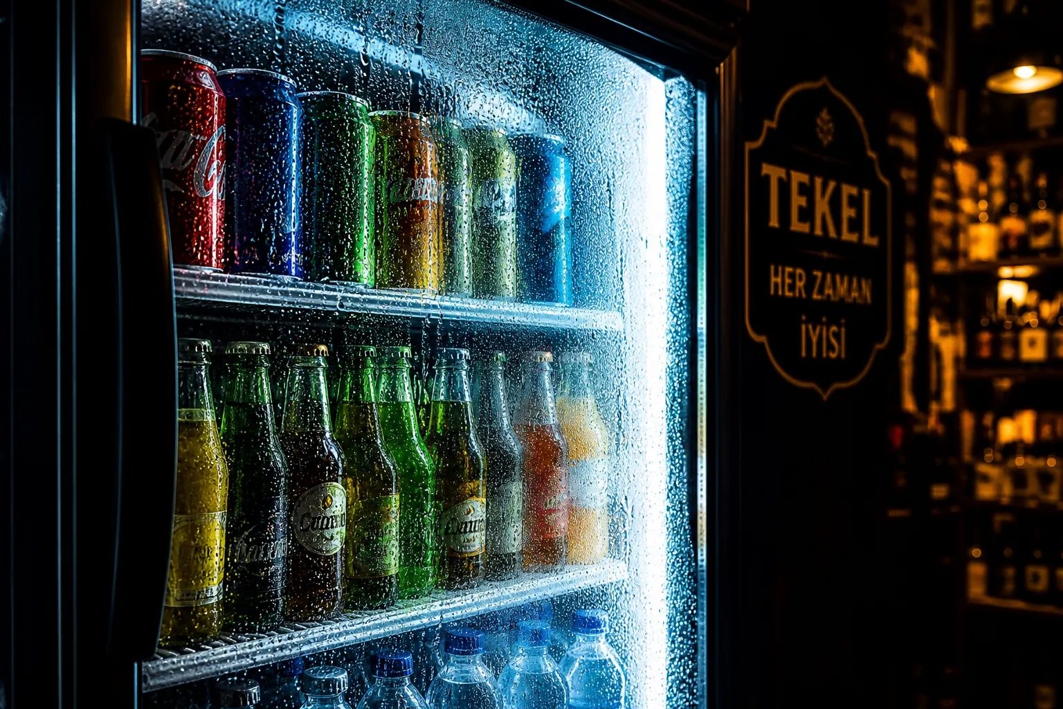 Buca tekel market soğuk içecek dolabı