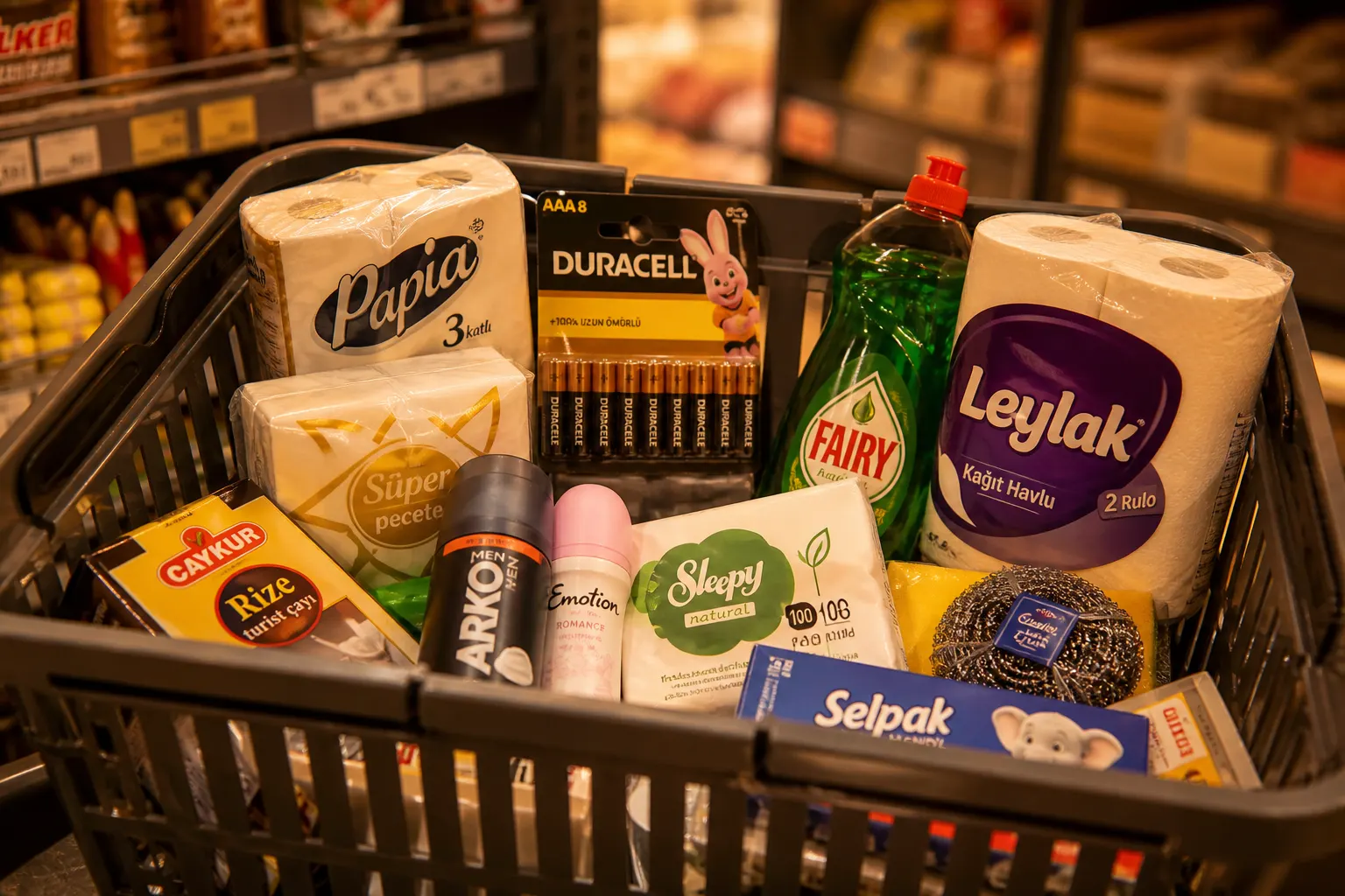 Günlük market ihtiyaçları
