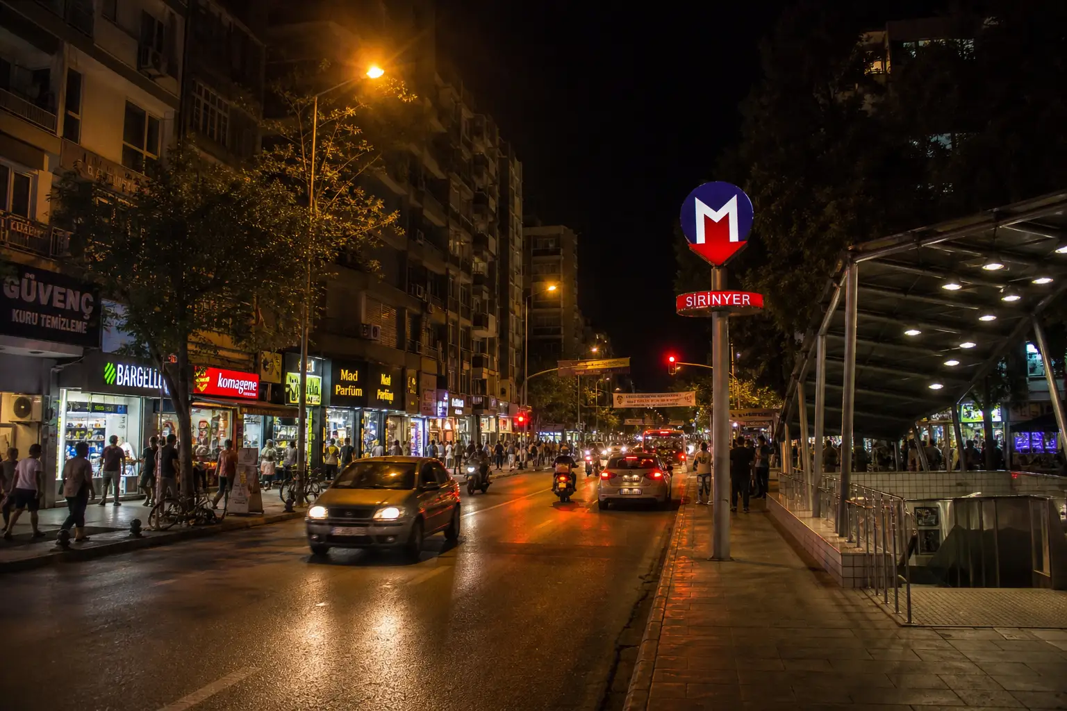 Şirinyer bölgesinde gece açık market hizmeti